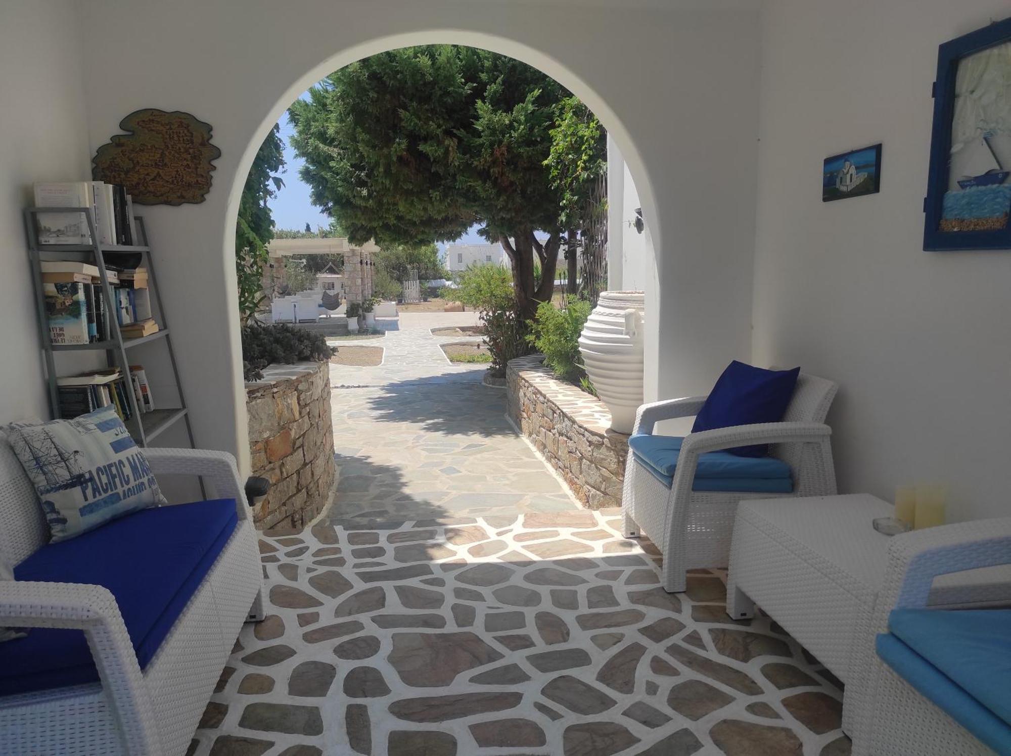 Villa Le Grand Bleu Katapola Exteriör bild