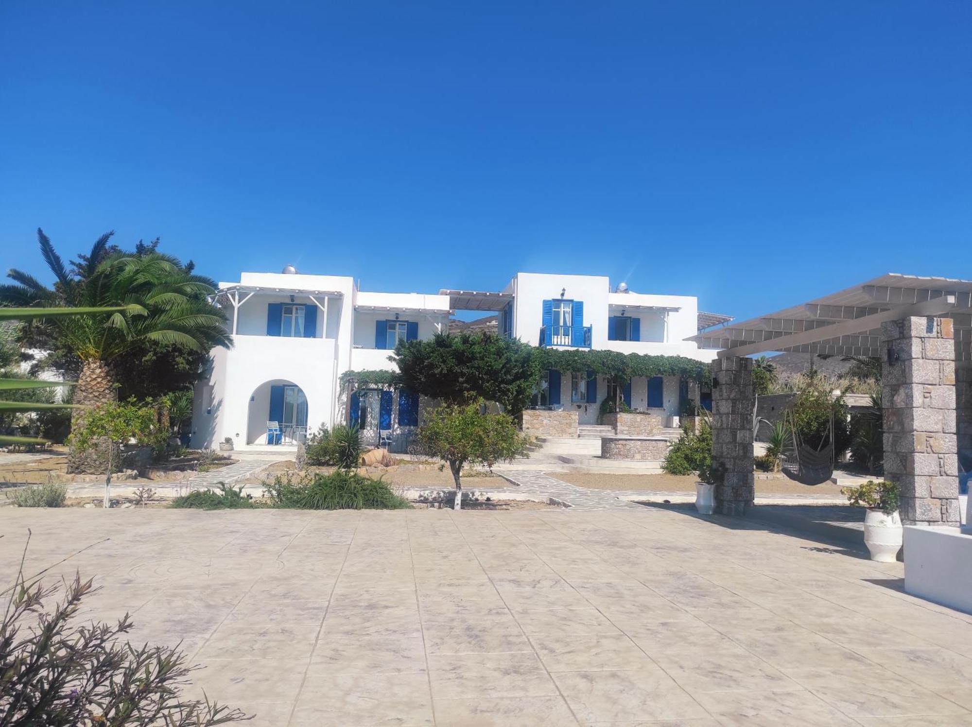 Villa Le Grand Bleu Katapola Exteriör bild